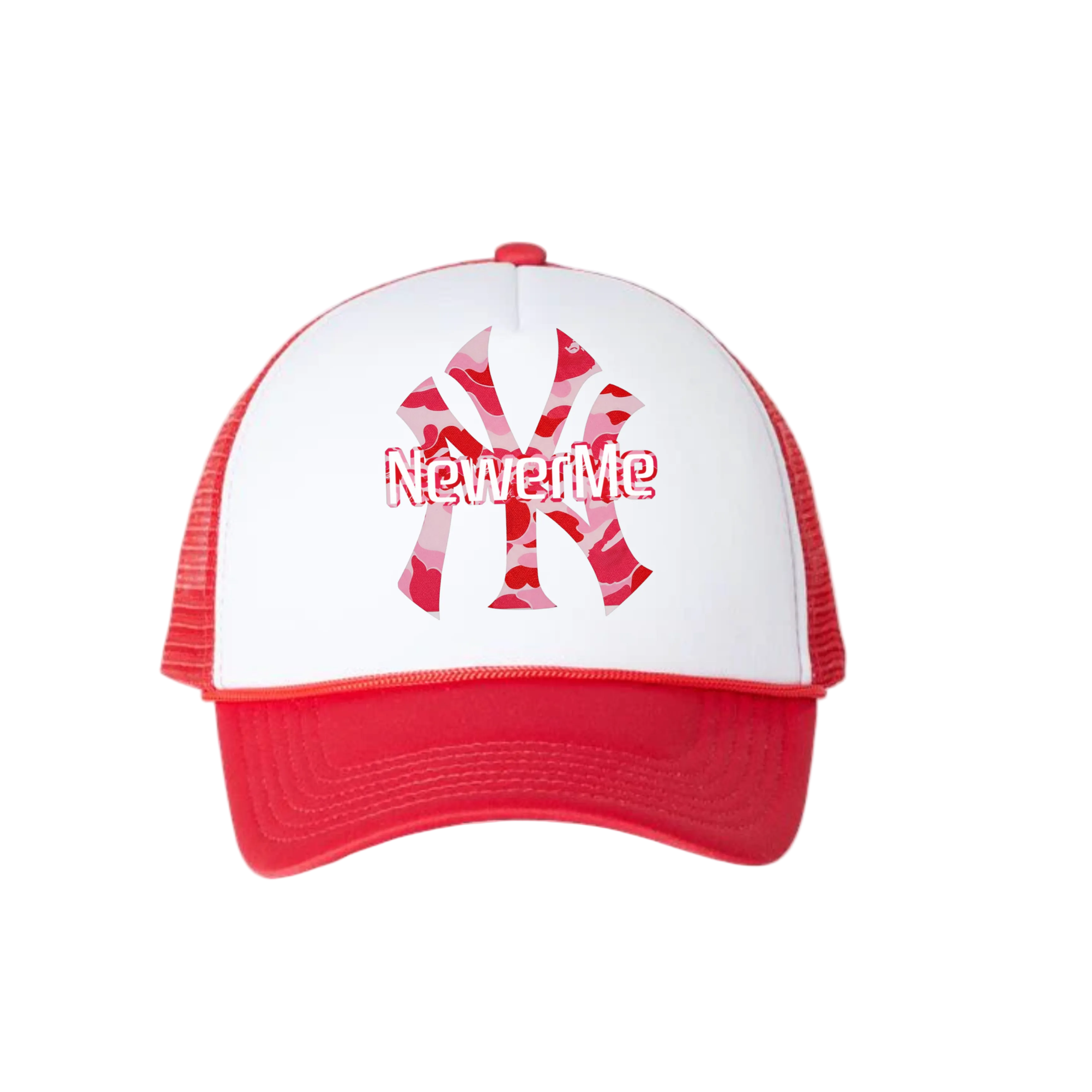 Casquette de camionneur rouge NY