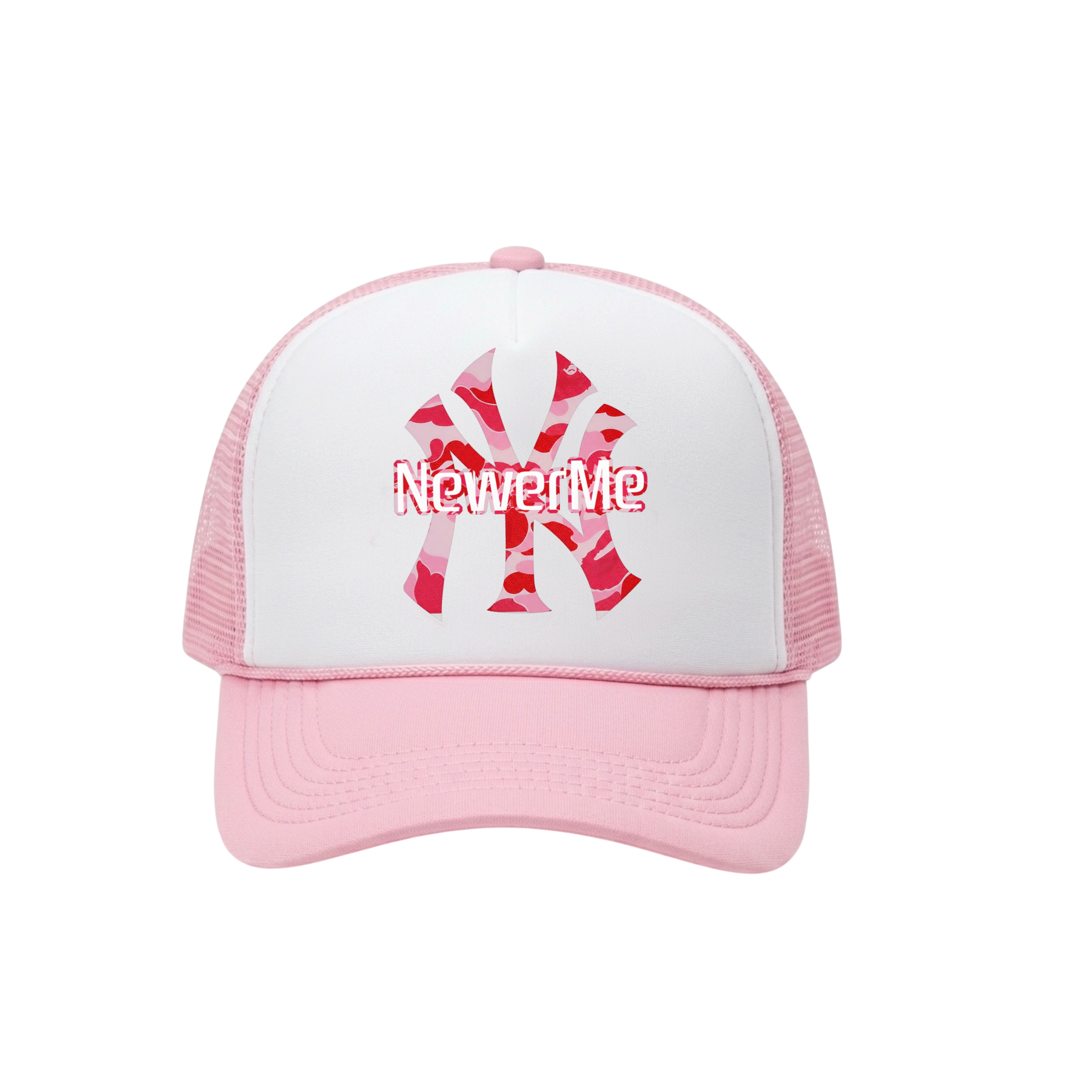 Casquette de camionneur rose NEW YORK